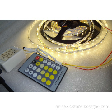 LED 3528 Warm White/White 600 LEDs Color Temperature Adjustment LED Flexible Strip